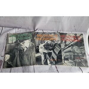 1935 1936 Mechanical Engineering Magazines Lot Of 3 READ